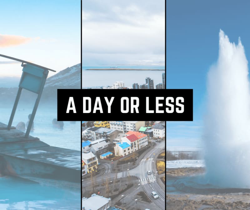 Image of The Blue Lagoon, Reykjavik and Geysir Golden Circle. Iceland Car Rentals.