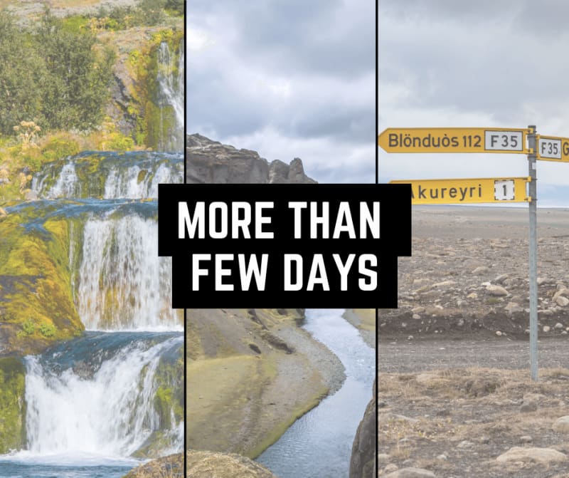 Image of Thjorsardalur, Fjadrarkljufur Canyon and Kjölur F-35 Road. Car Rental Iceland.
