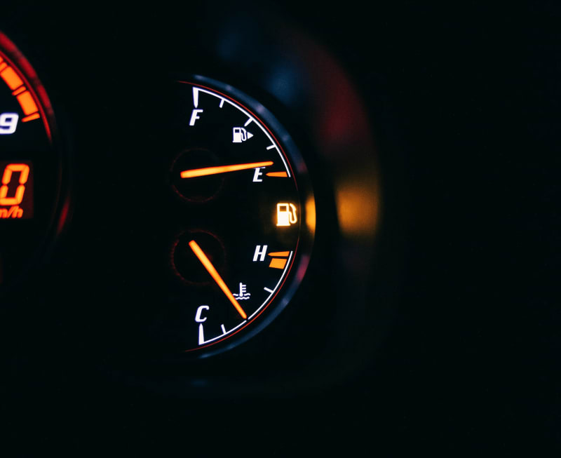 Image of a fuel gauge