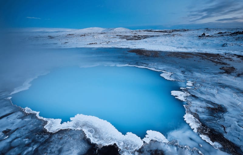 Blahver is a non bathing geothermal poo