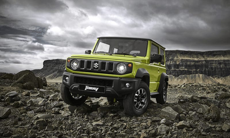 Image of a Suzuki Jimny in Iceland, 4x4 rental.