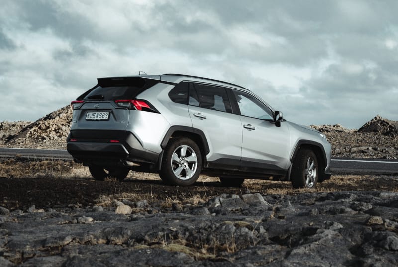 Image of a Toyota Rav4 Hybrid rental in Iceland