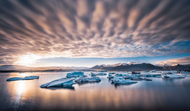 Picture that shows Jökulsárlón Iceland