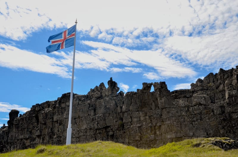 Picture of Lögberg, Thingvellir Iceland