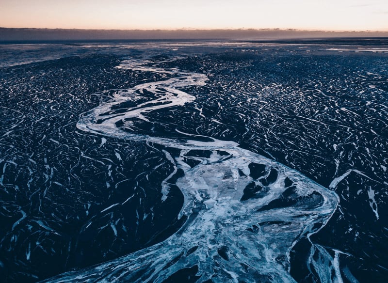 Image of beautiful water in Iceland