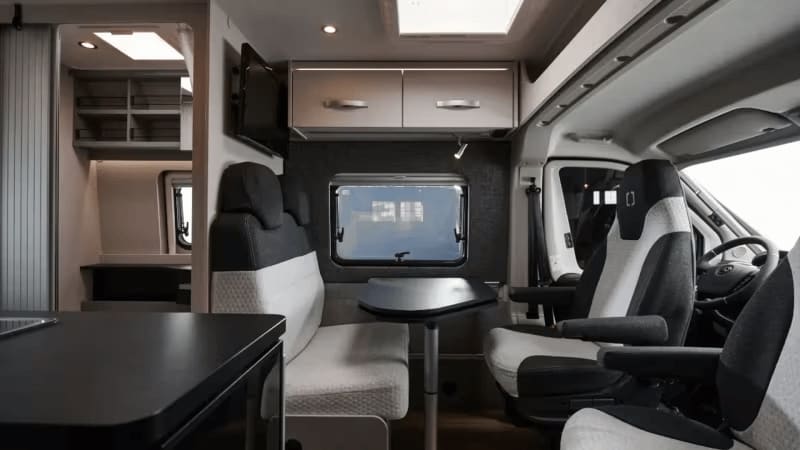 Image of the inside of an RV