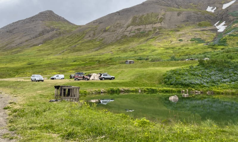 Image of Siglufjordur campsite for RV Rentals Iceland