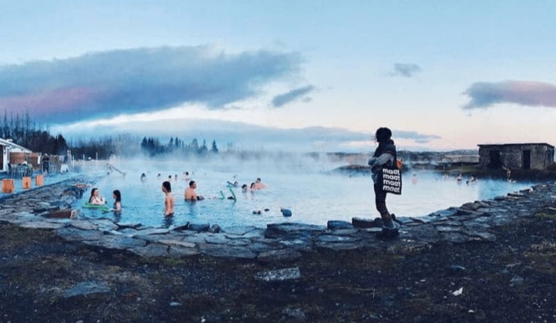 Image of the Secret Lagoon in Iceland