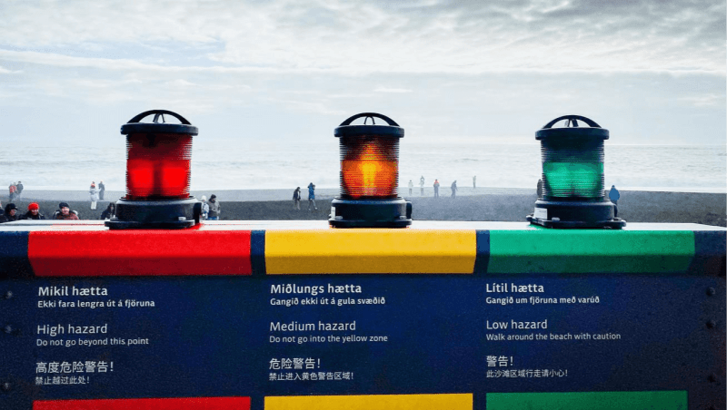 Image of the safety lights