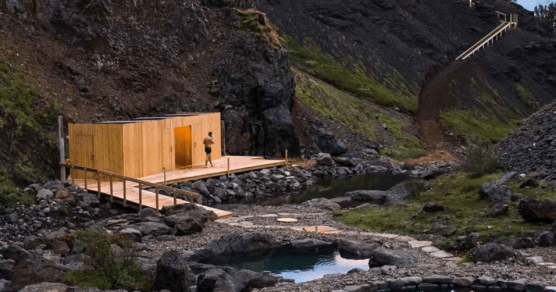 Husafell Canyon Baths in Iceland