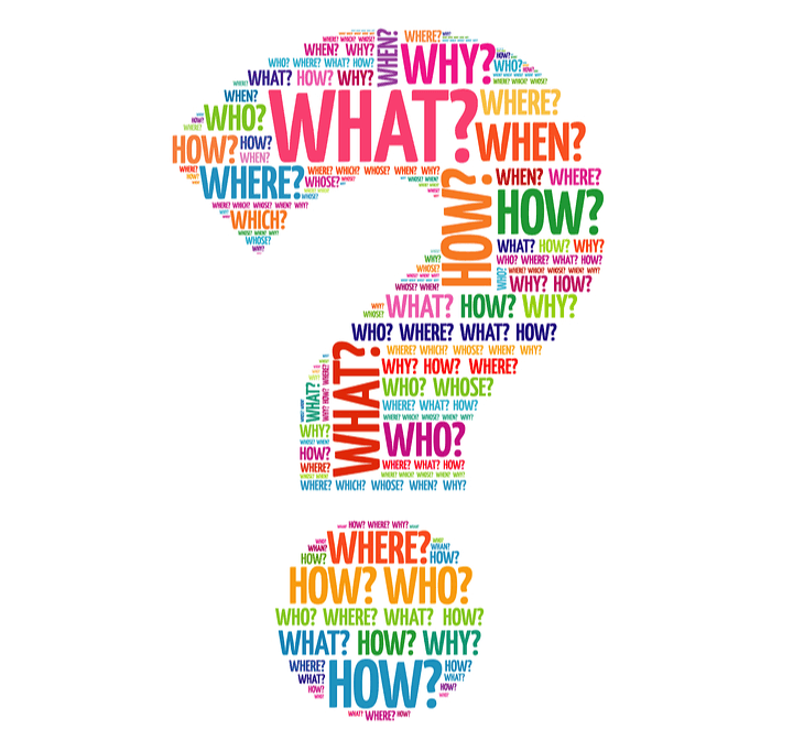 image of a question mark for car rentals