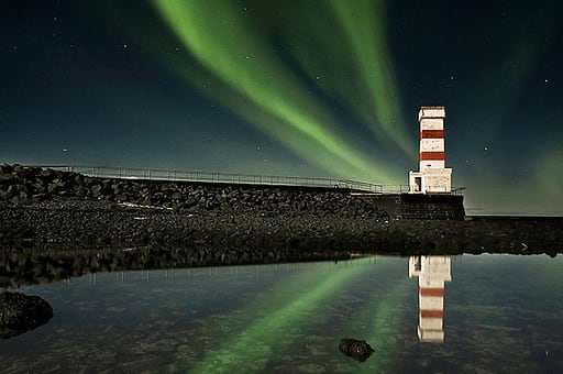 Gardskagaviti Iceland Northern Lights Aurora Borealis