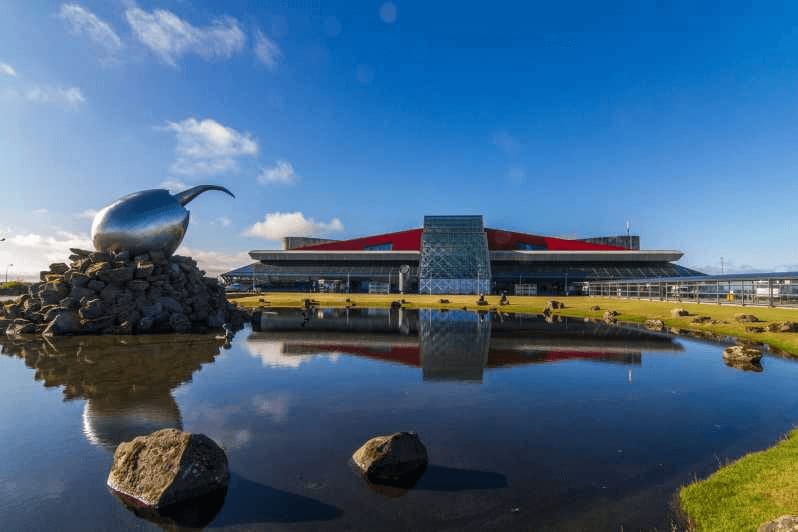 Keflavik International Airport in Iceland