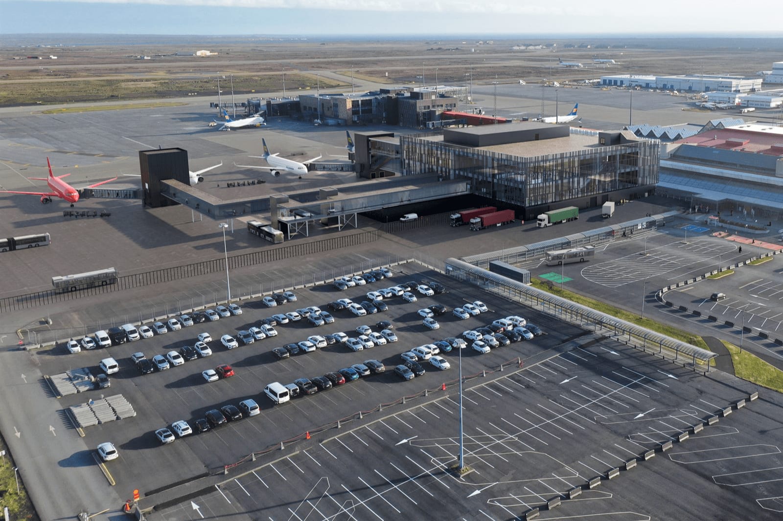 Keflavik Airport Aerial View