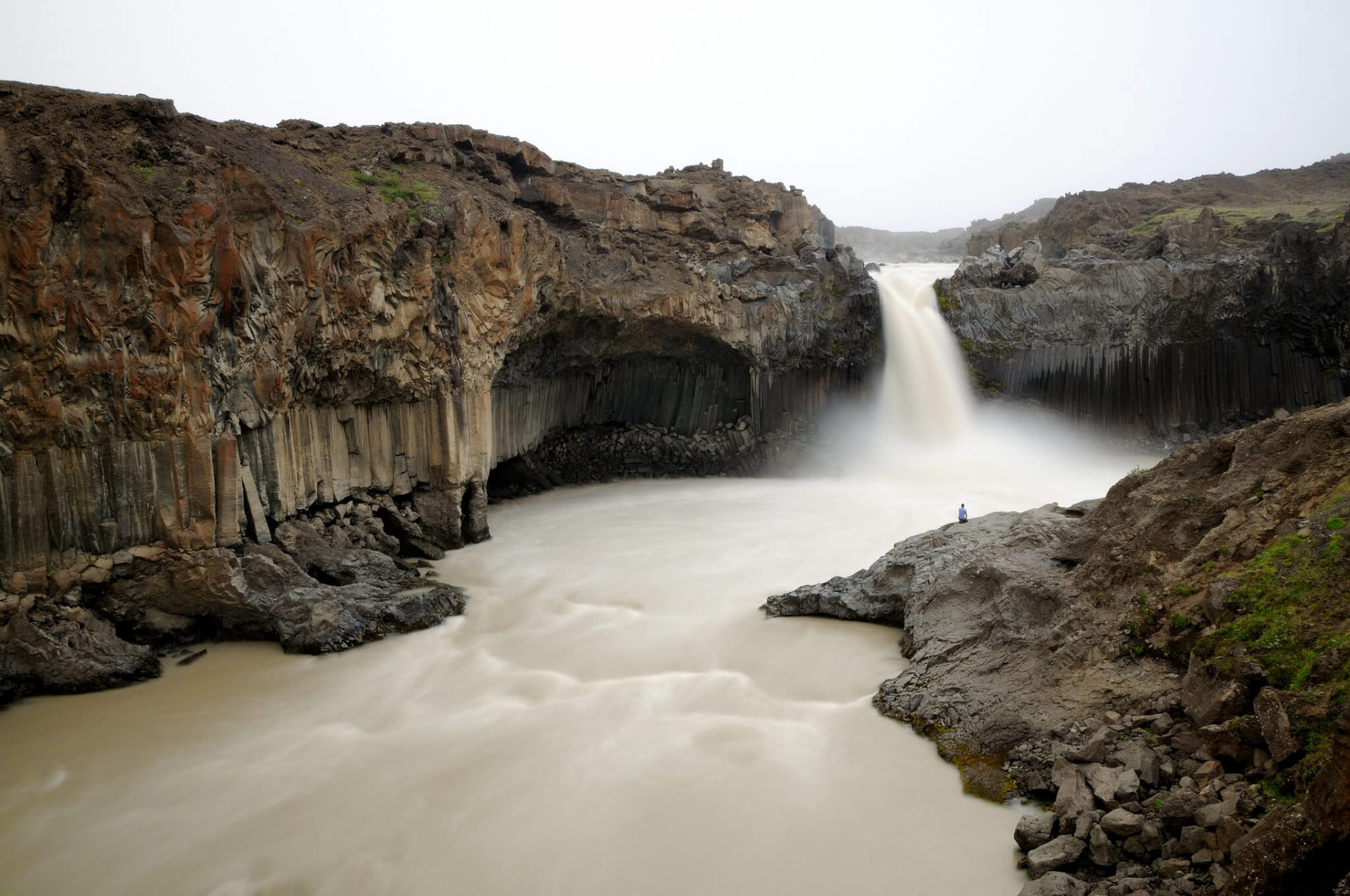 Aldeyjarfoss Iceland Waterfall Century Island Fall