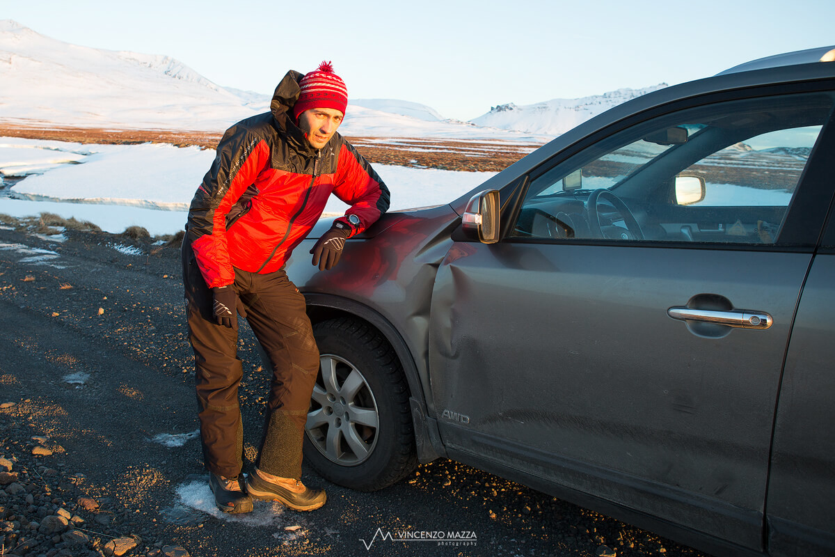 Damage to vehicle caused by wind gusts