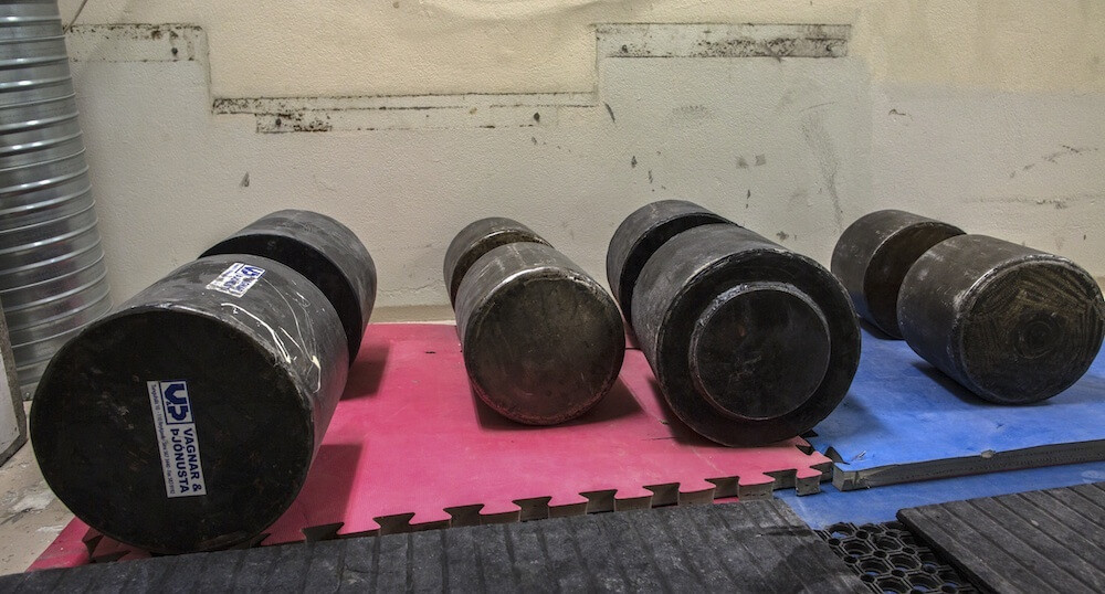 Image of weights from Jakabol Iceland