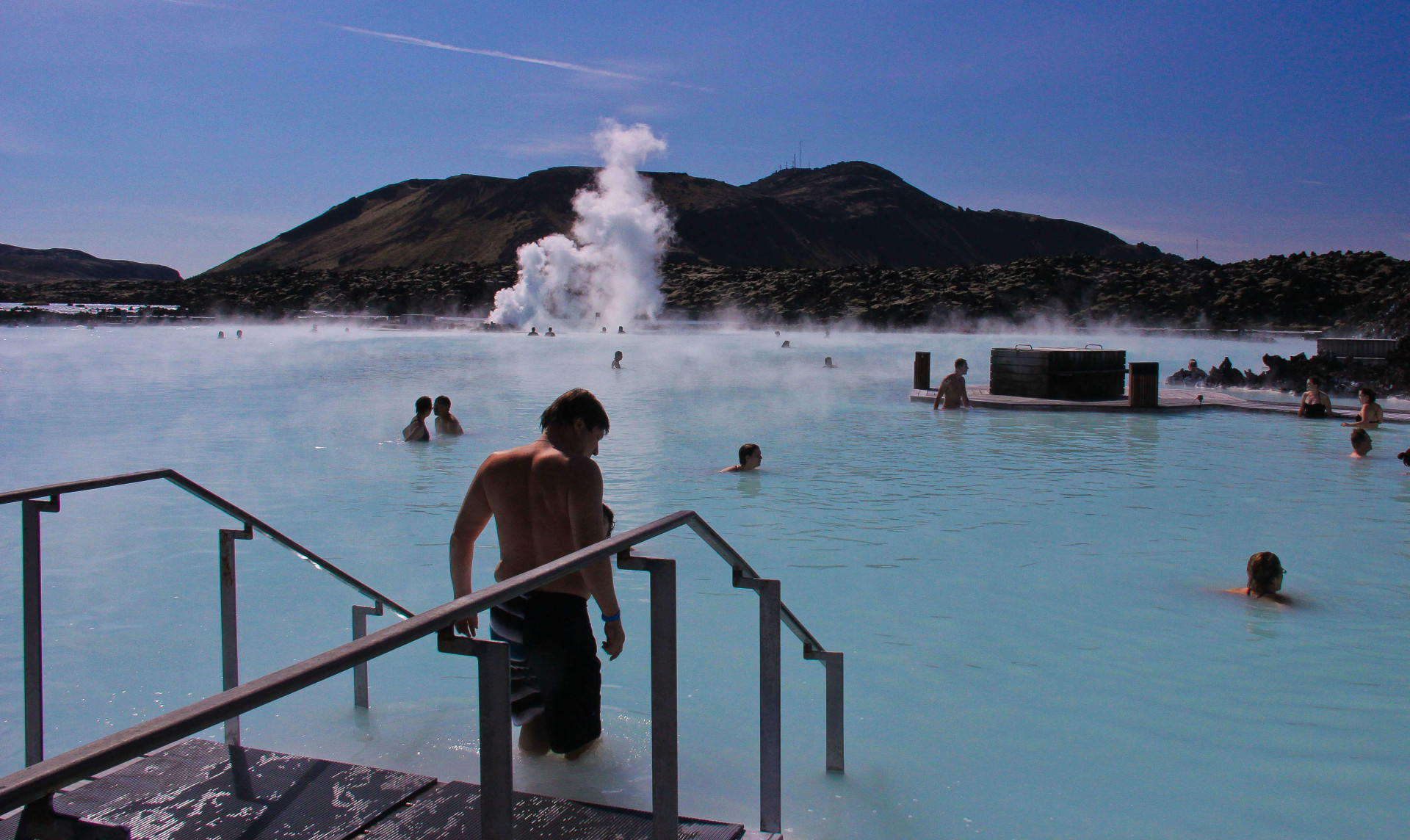 Image of Visitors in Blue Lagoon