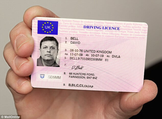 Drivers licence iceland