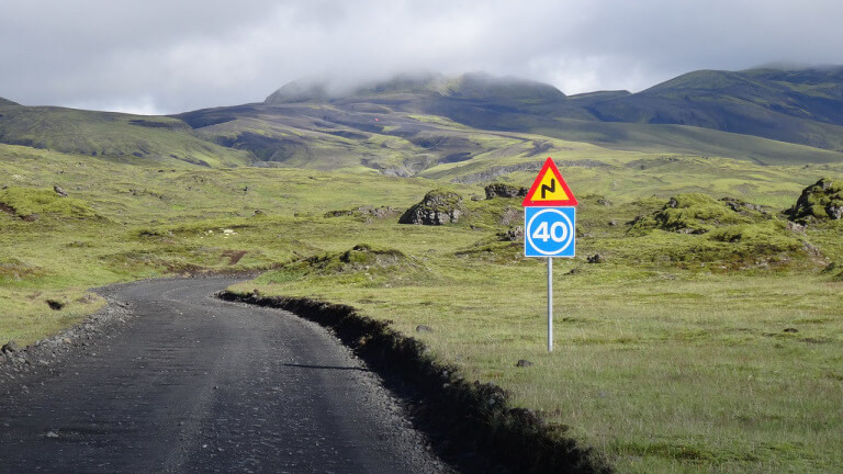 A road in Iceland.