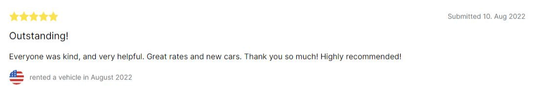 Northbound Car Rental Review