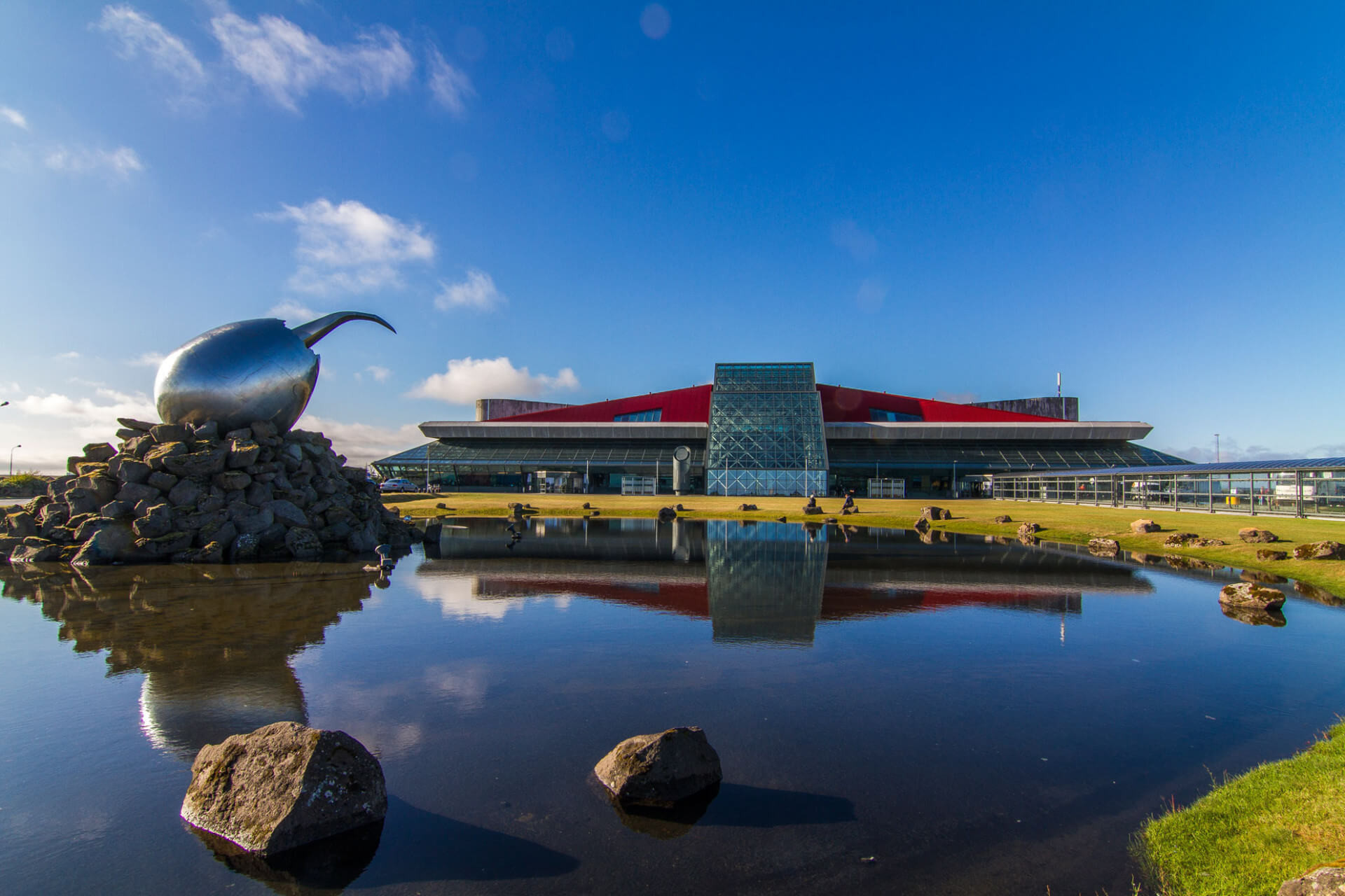 Outside of Keflavik Airport