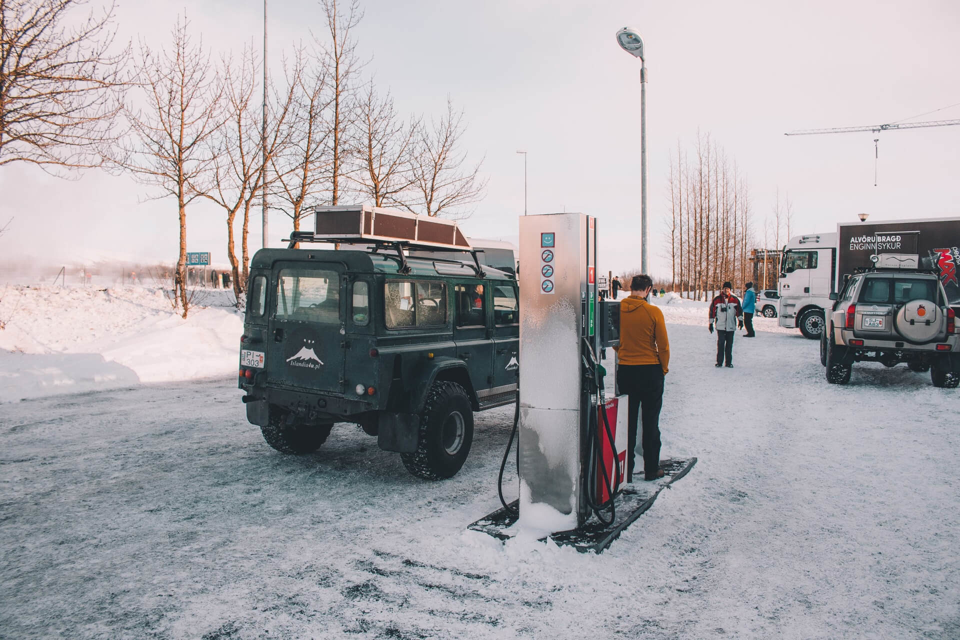 Getting gas in Iceland