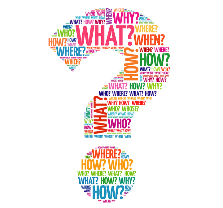 image of a question mark for car rentals