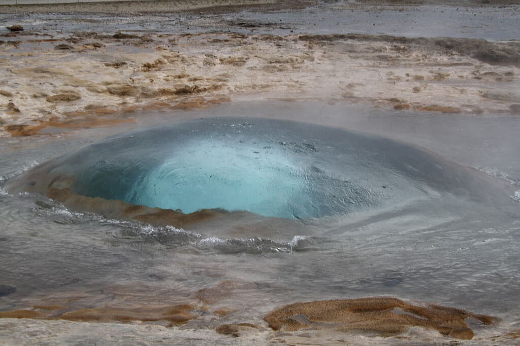 Image of the Great Geysir in Iceland