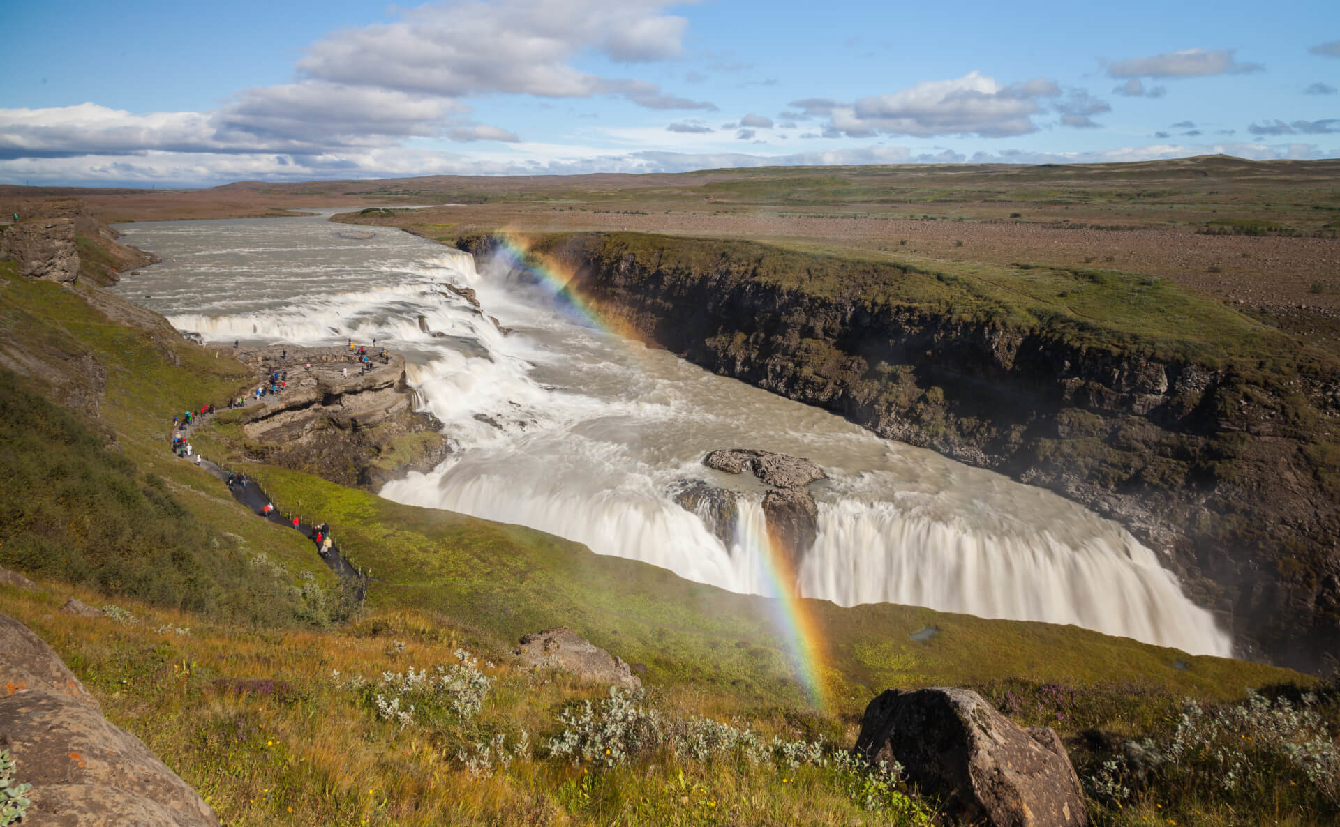 Image of Gullfoss in Iceland