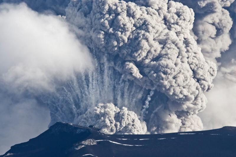 Eyjafjallajokull eruption in 2010
