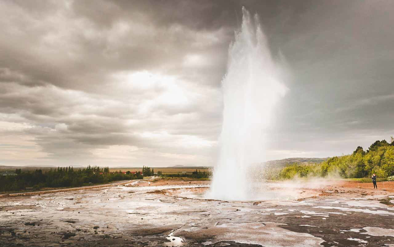 Geysir Geothermal Hot Spring in Iceland