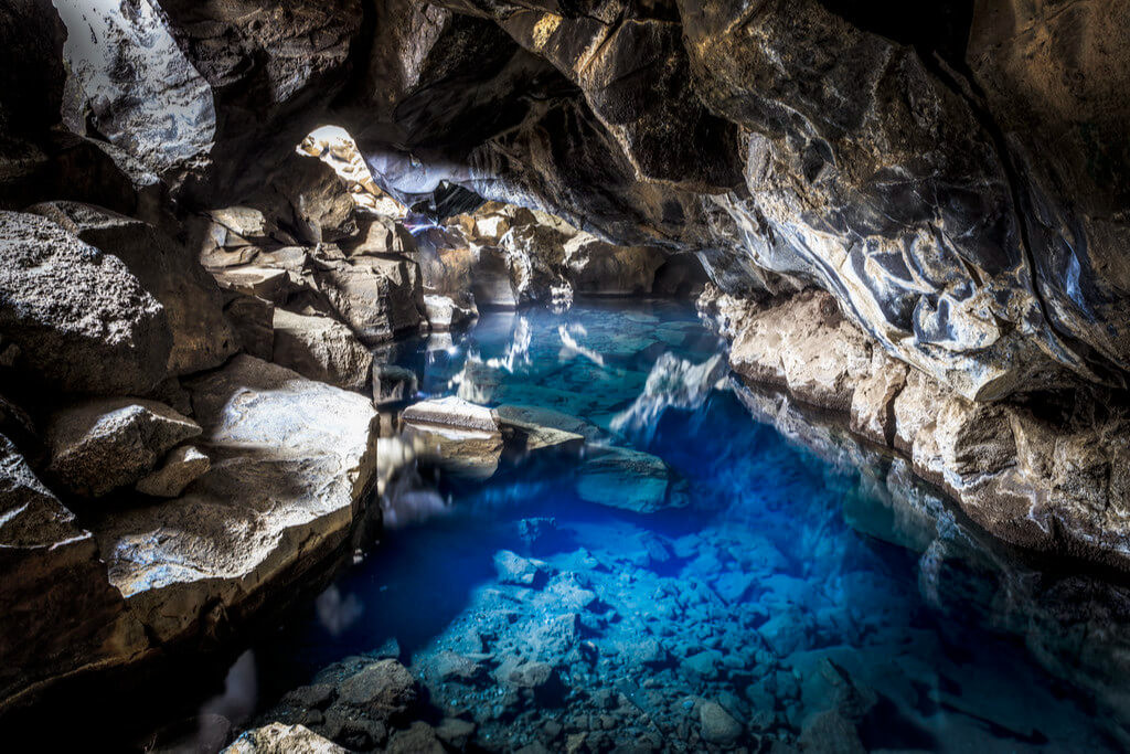 Grjotagja Geothermal Non Bathing  Iceland