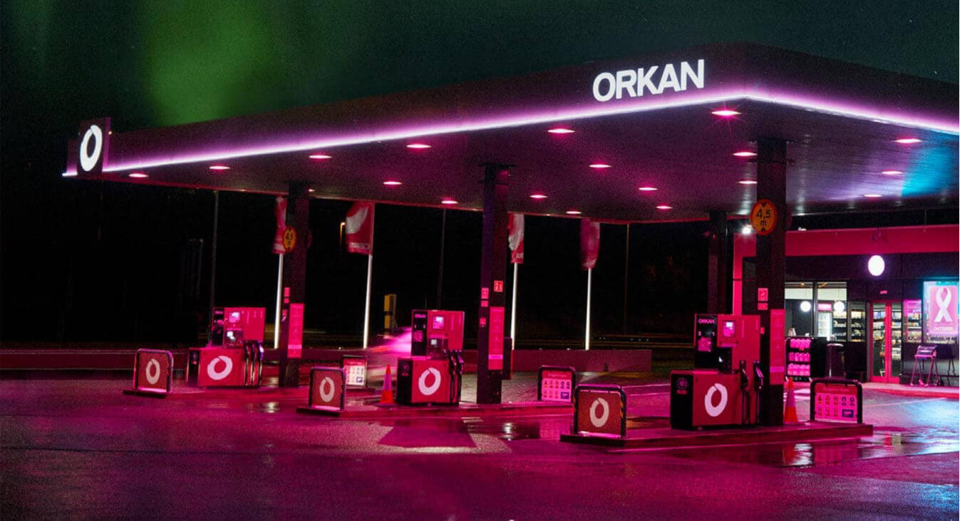 Image of Orkan Fuel Station in Iceland