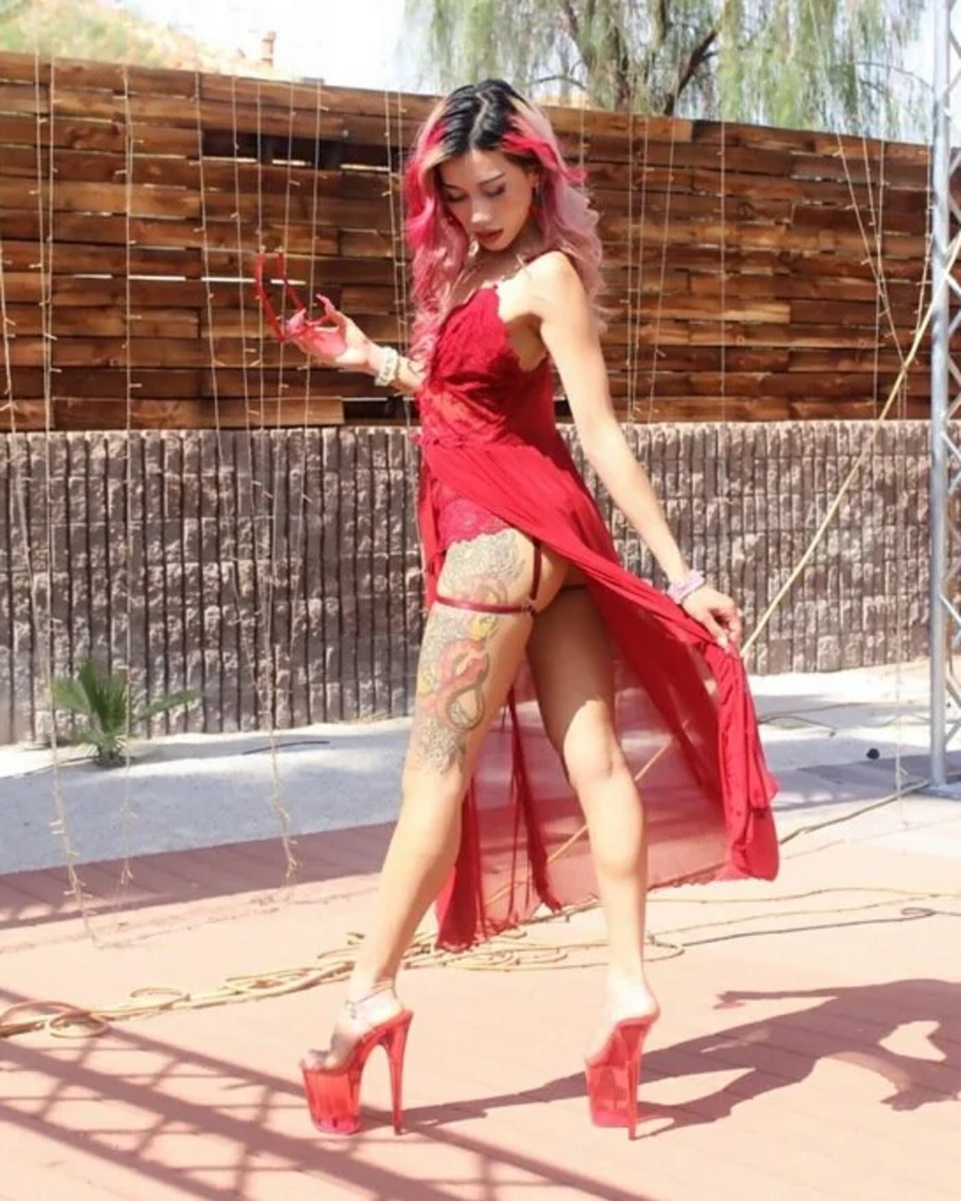 Gogo, instructor at Pole Fitness Studio