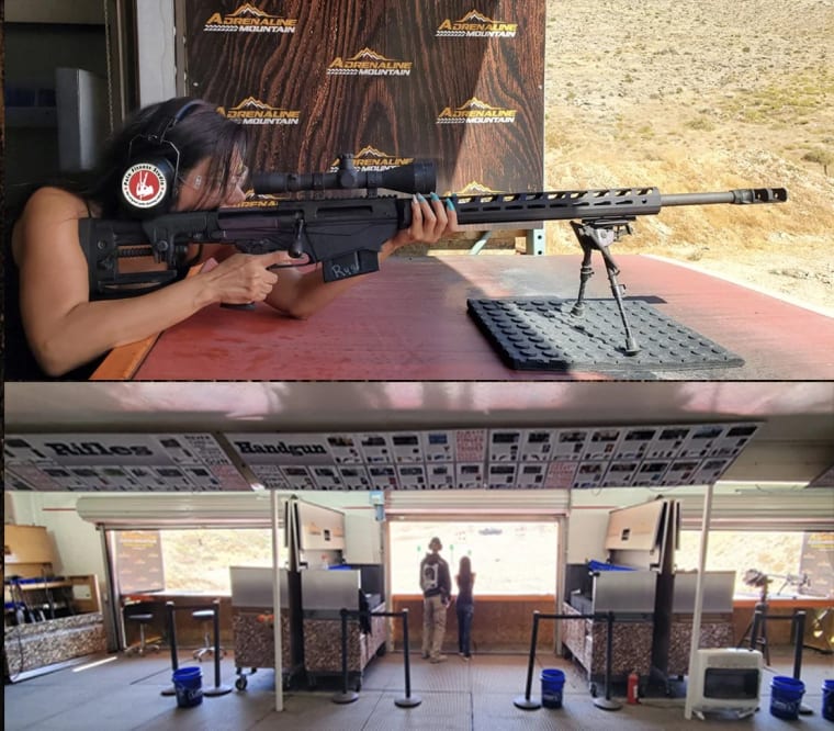 Machine Gun Kitty package — Adrenaline Mountain shooting experience