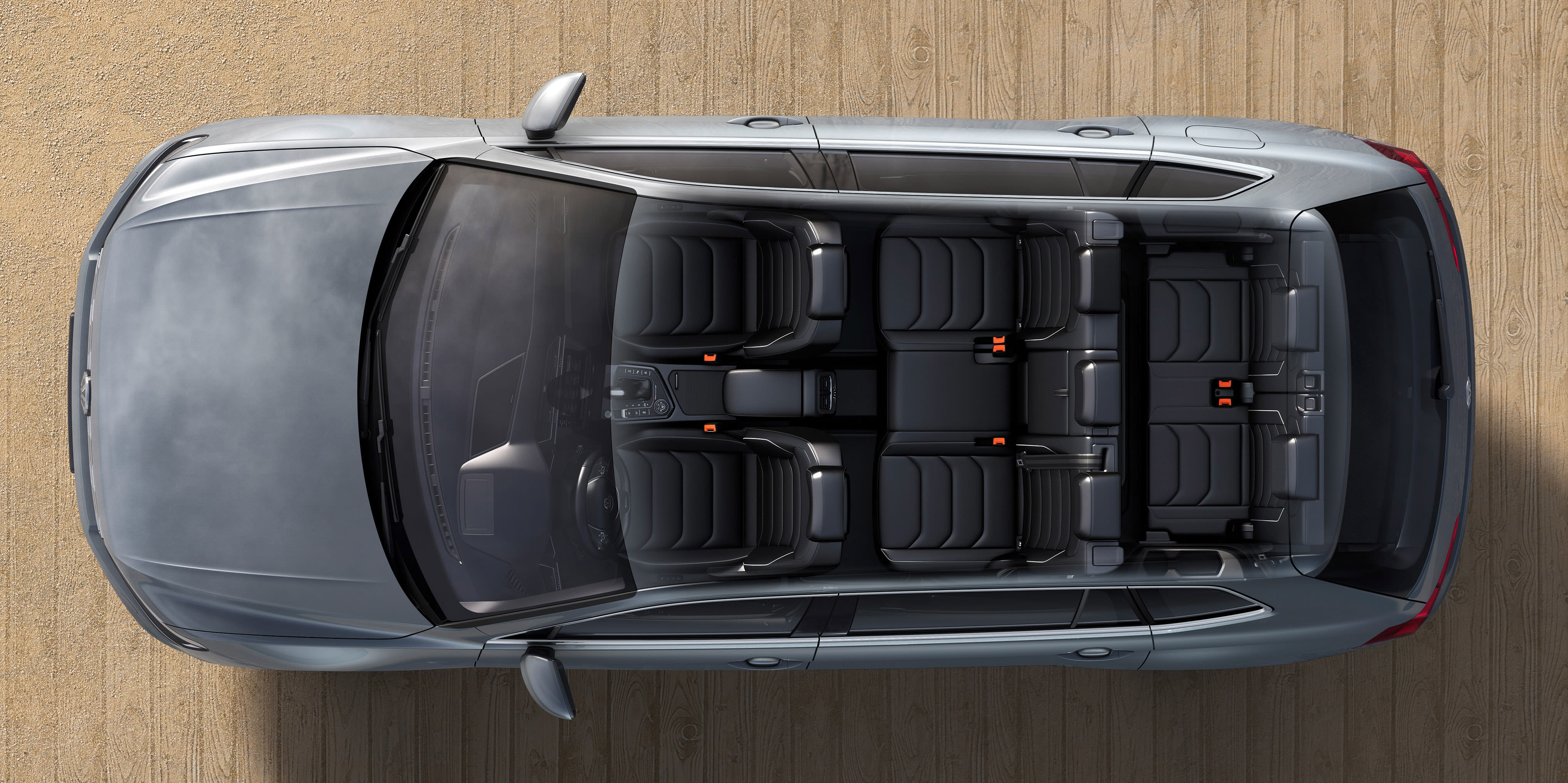 VW Tiguan Allspace Kofferraumwanne 7-Sitzer