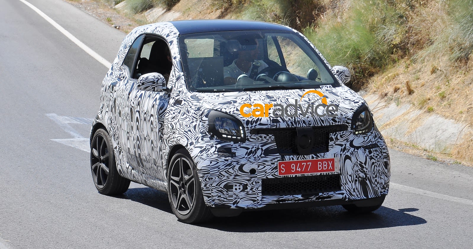 Brabus Smart Fortwo Spied with More Aggressive Bumper, New Wheels
