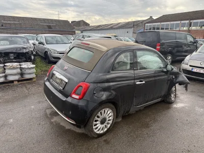 Fiat 500 cabriolet accidenté  4