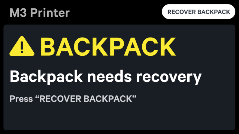 Recover Backpack