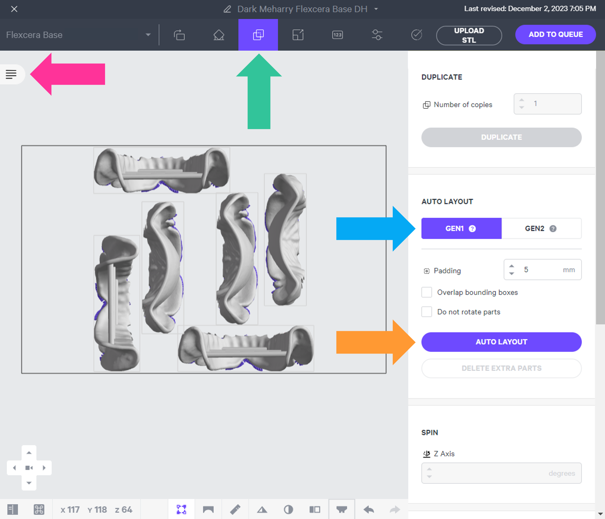 Nesting workflow Nesting workflow