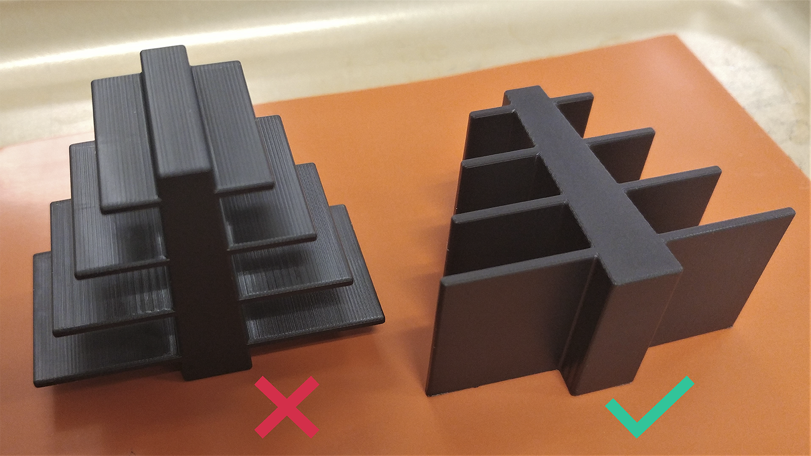 Change the baking orientation Change the baking orientation