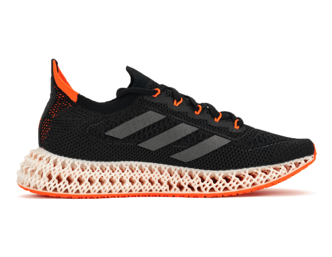 adidas 4DFWD sneaker, in black and orange