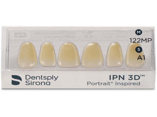Package of Dentsply Teeth