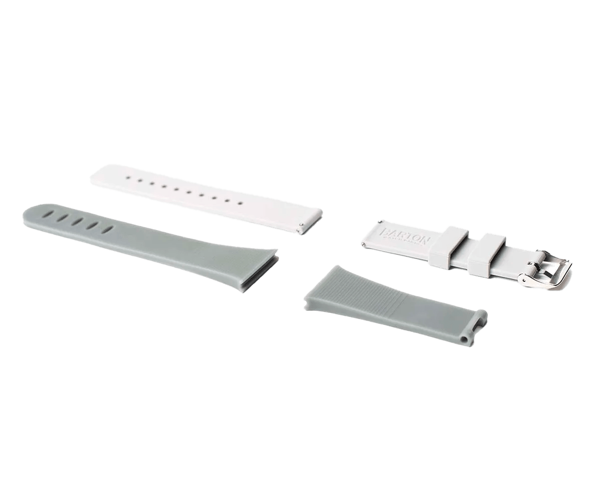 Silicone wristwatch bands