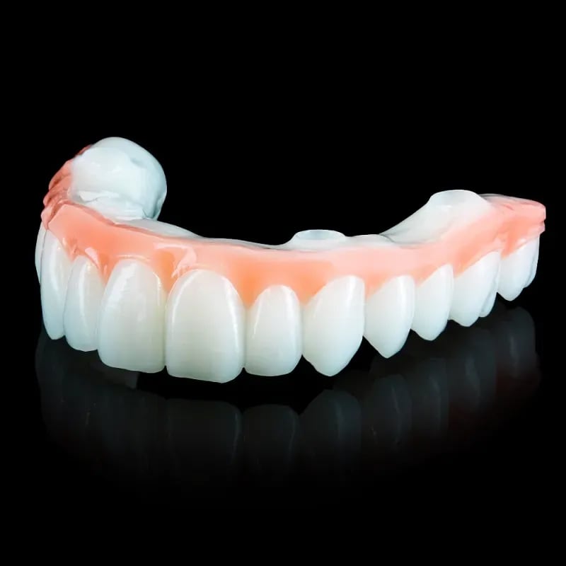 Pac-Dent Rodin Ttitan denture