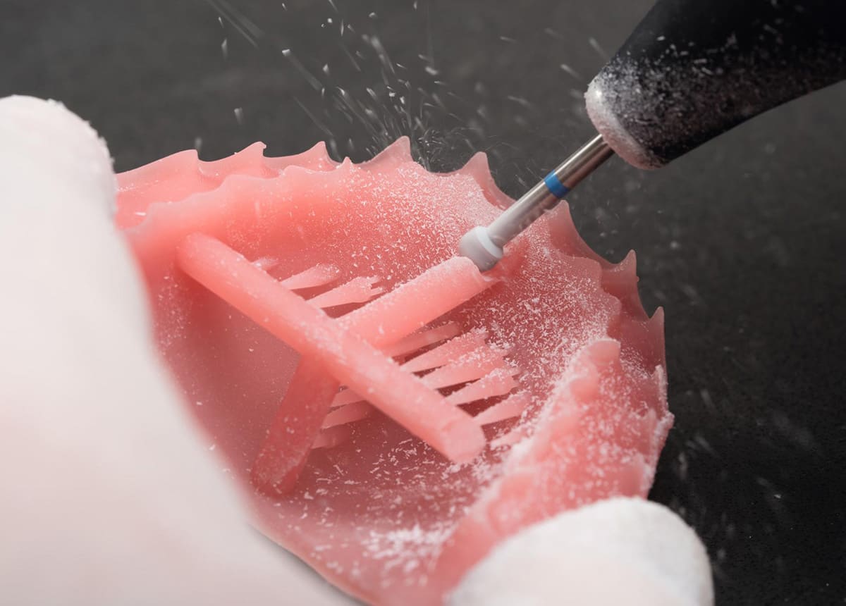 Sanding denture