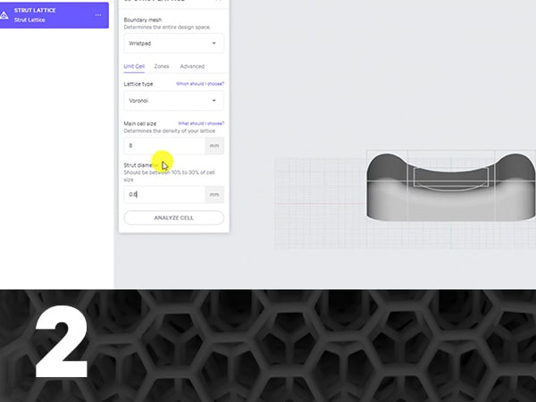 3d printed lattice