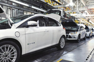 Ford factory assembly line