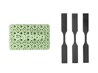 Lattice and tensile bars